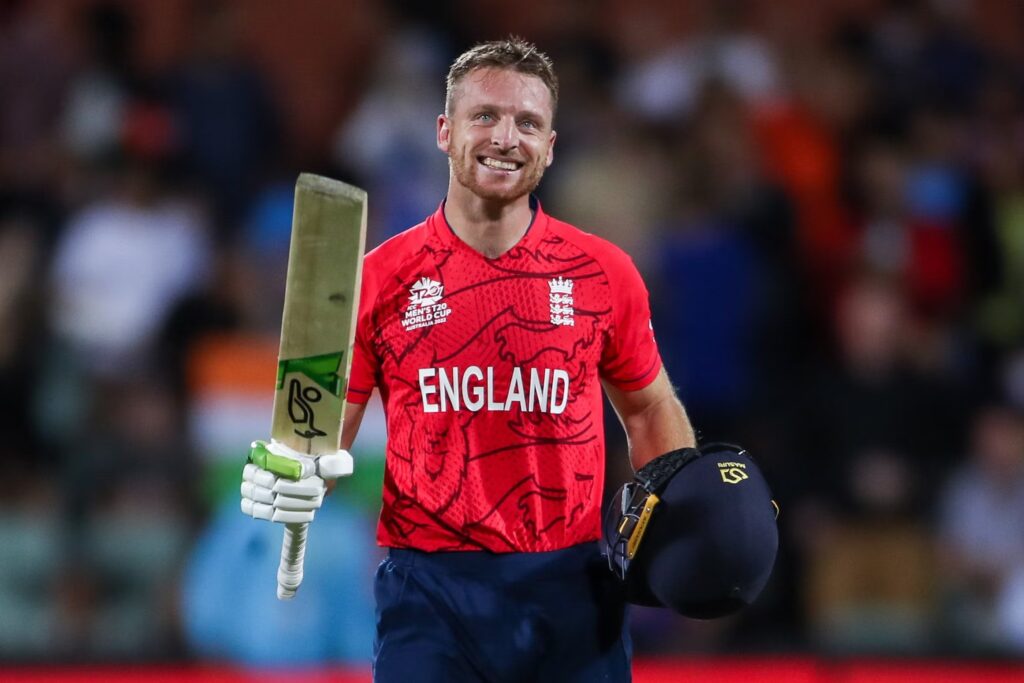 Jos Buttler with cricket bat